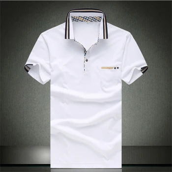 

Free shipping plus size t shirt fat guys summer male clothing t shirt 5xl turn-down collar cotton short-sleeve T-shirt M-5xl