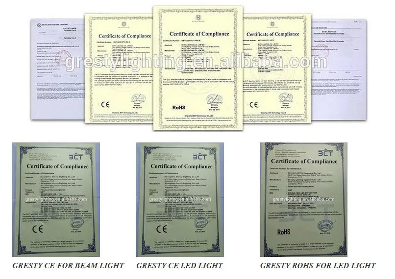 Canhão de Luz Peças de Luz Feixe de Luz Móvel de 230w Conjunto com 4 Móvel de 7r Branco Afiada Cabeçote Osram 7r 230w 10 peças de luz afiada, cabeçote móvel de