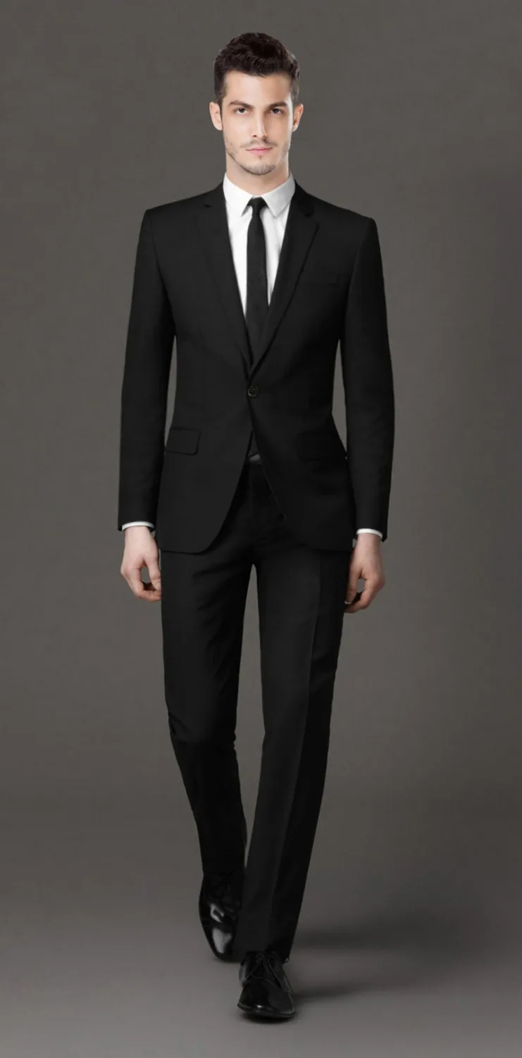 Cheap Black Suits For Men Dress Yy