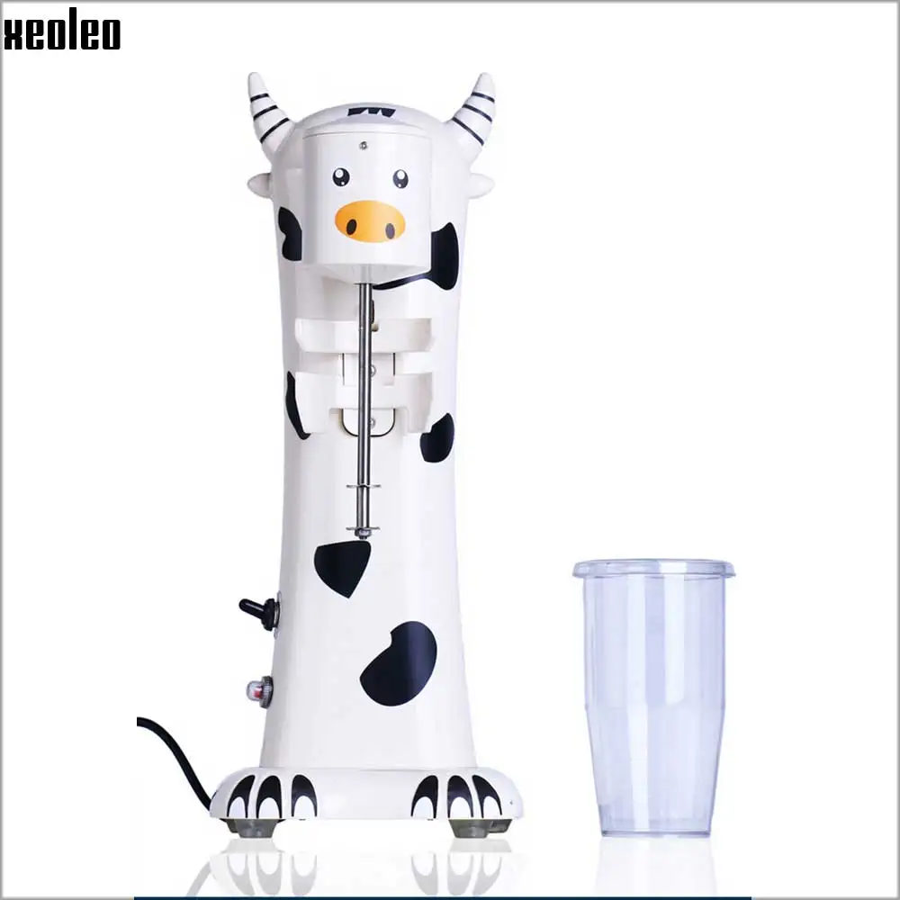 Xeoleo Cow type Cartoon Milk Shake Machine Household Single Head Mixer
