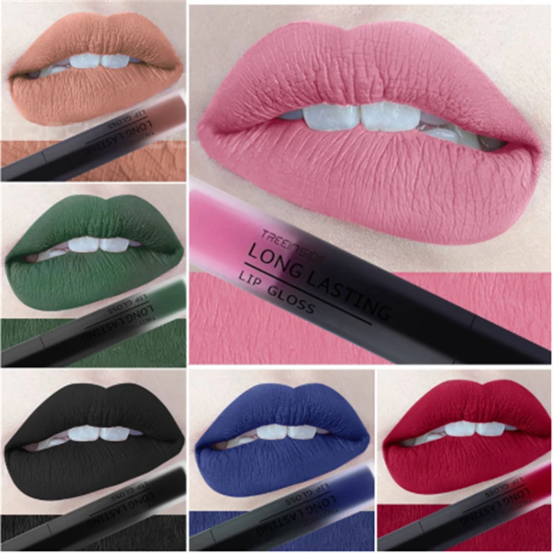 

30 color waterproof matte lip gloss nude matte lipstick silky gloss lipstick lip gloss professional makeup lipstick set