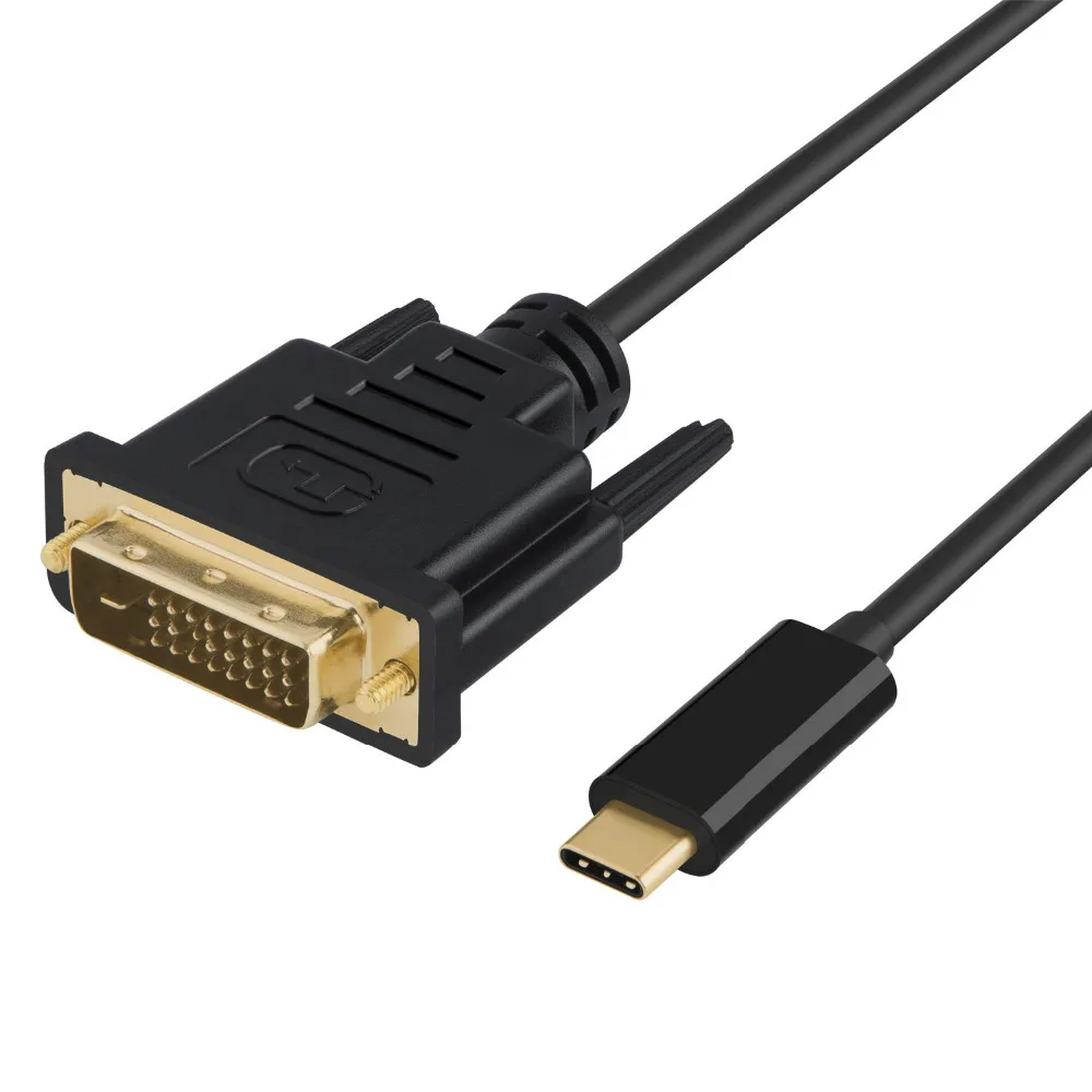 USB C to DVI, CableCreation 6 Feet Type C to DVI Cable, Thunderbolt 3 .