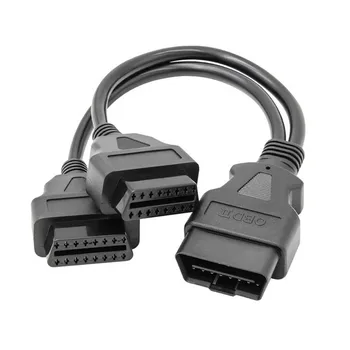 

CARPRIE Instrument Tool hot sale ELM327 Extension Cable Adapter OBD2 16pin 2 In 1 Male Female Converted Cable high quality 9624
