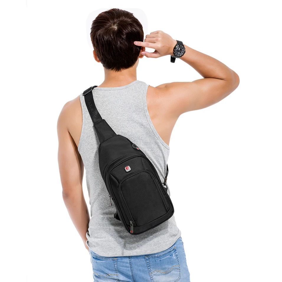 Рюкзак мужской с одной лямкой. Сумка-слинг Arne. Сумка Баланг. Waterproof men Crossbody Bag small Sling Chest Handbag Cross body Messenger. Сумка-слинг Bange.