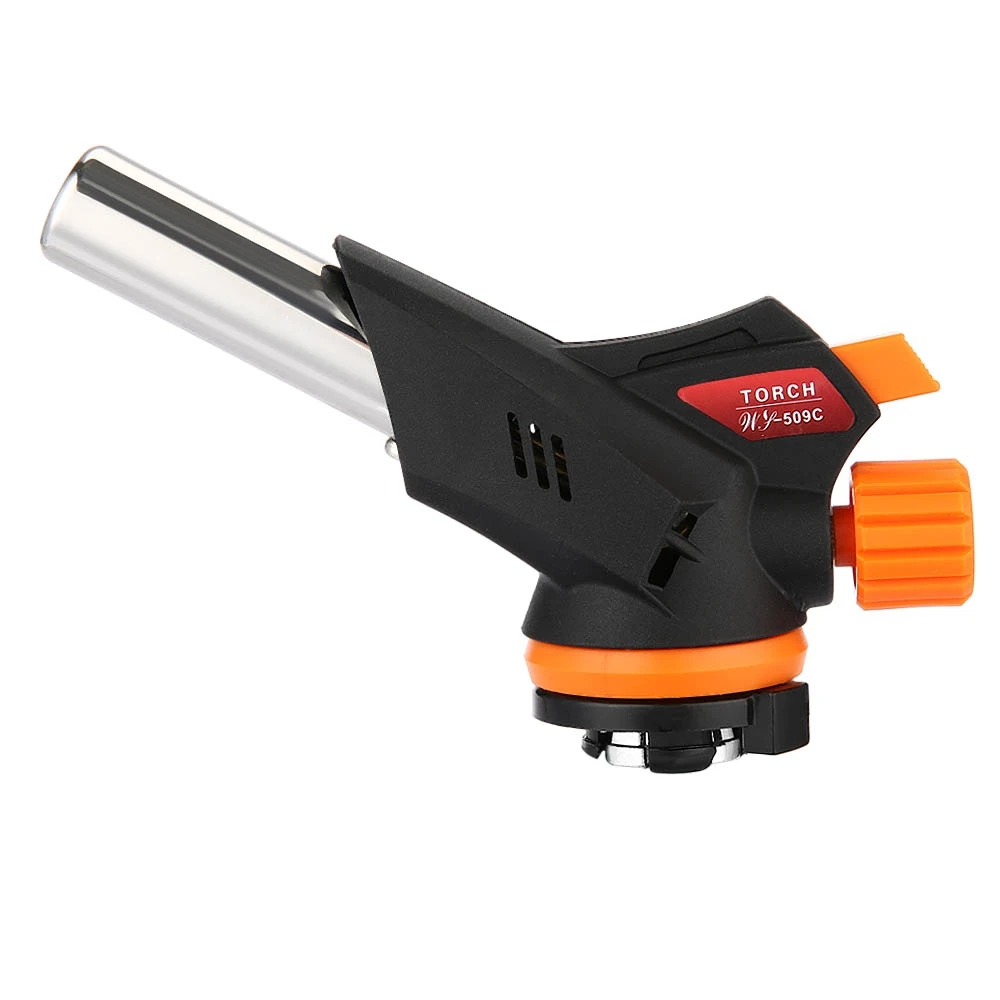 

Gas Torch Flame Gun Blowtorch Cooking One-touch Automatic Multifunctional Piezo Ignition Spray Gun Heating burner flame