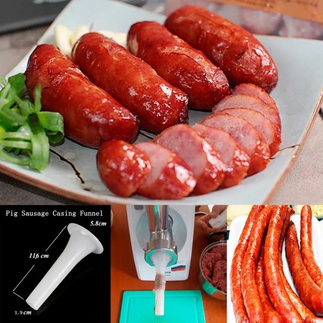 4Pc Sausage Casing Caliber 50Mm Length 100Cm Hot Dog Casing Shell