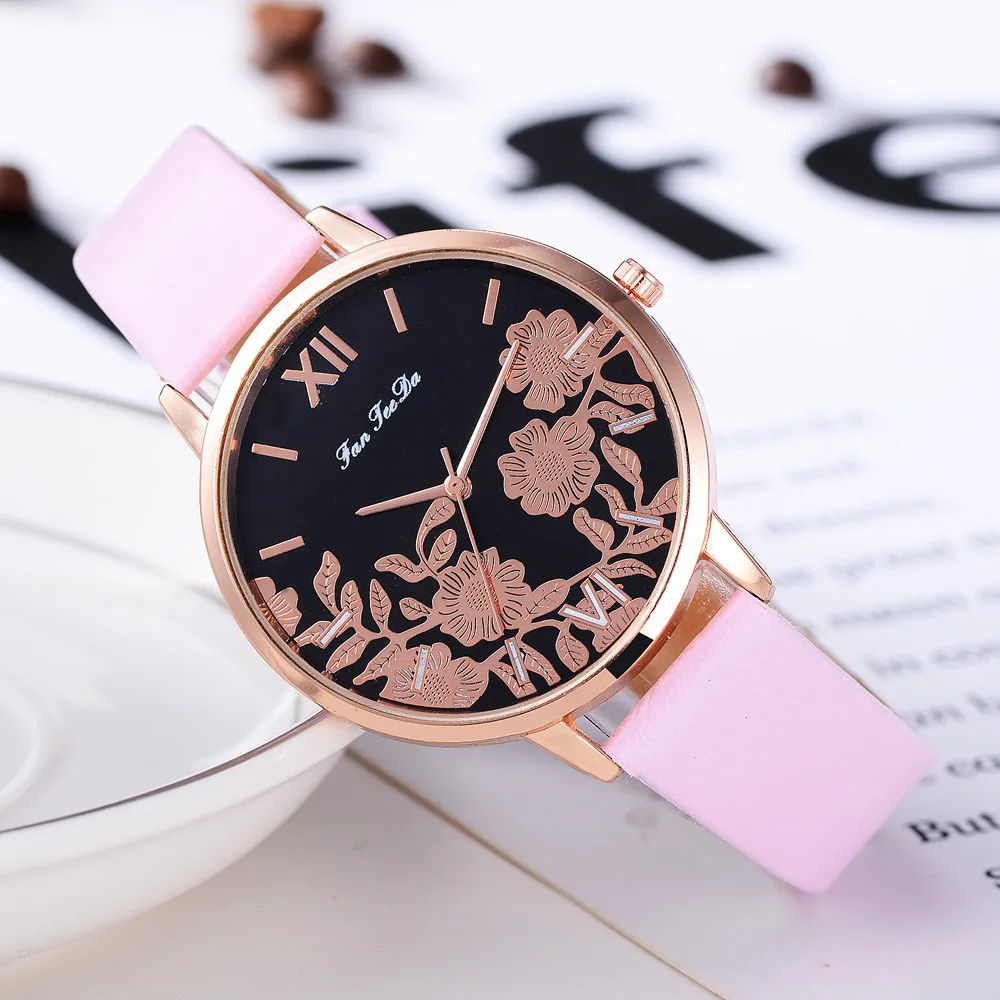 Розовое золото круглые модные популярные наручные часы новое поступление брендовые новые женские часы брендовые Роскошные женские кварцевые часы женские часы 999