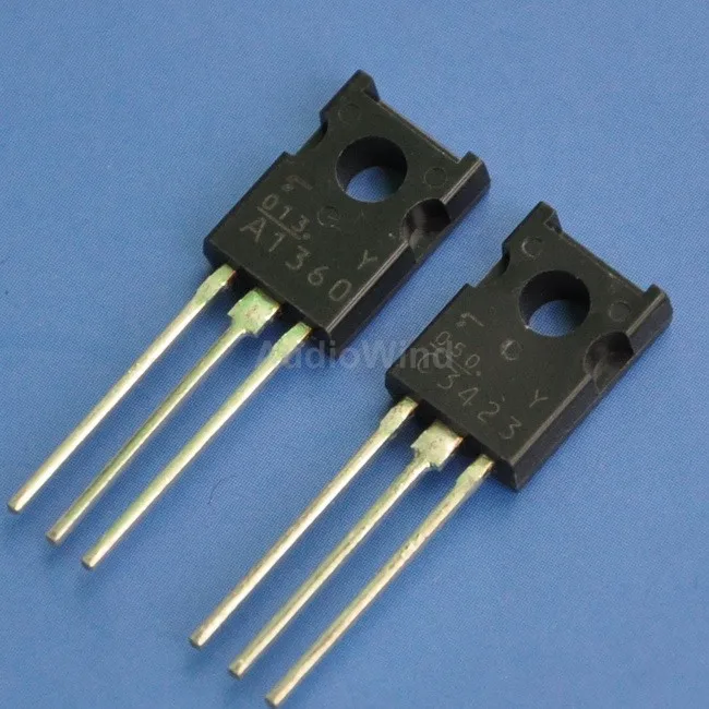 

( 10 pcs/lot ) 2SA1360-Y & 2SC3423-Y Audio Transistors, A1360, C3423.