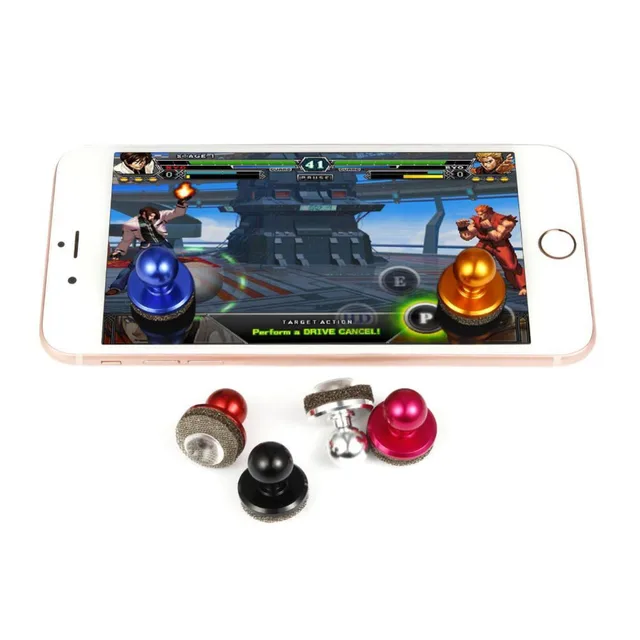 pink mobile phone physical joystick fling mini game joysticks for fling mobile