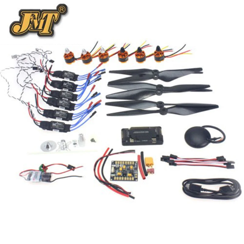 

JMT550 6-Aix RC DroneNecessit kits 920KV Motor+30A ESC+1038 Props + APM2.8 + GPS for Quadcopter Hexacopter Multi-Rotor Aircraft