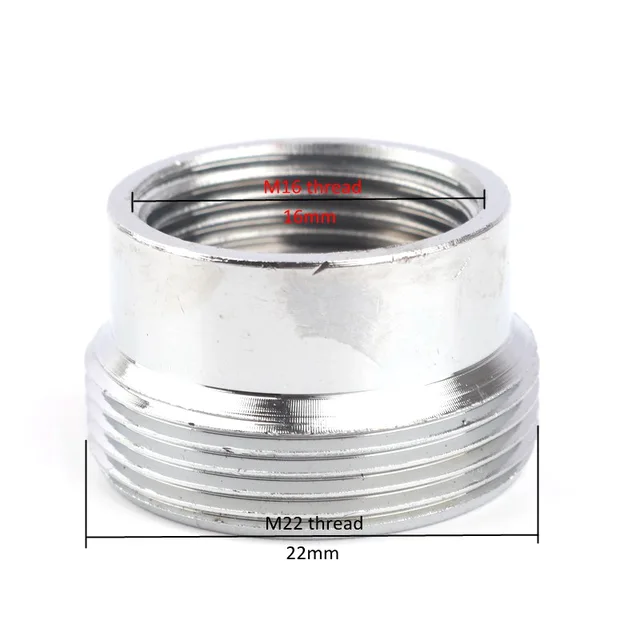 Rozsdamentes Acél Hím M22 - M16 Szál Csatlakozó Csaptelepek Szerelvények Vízcsap Adapter Víztisztító Tartozékos Buborékcsuklók - Image 3