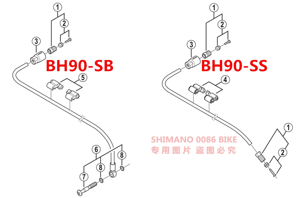 Shimano гидравлический диск SLX M675 M7000 XT M785 M8000 XTR BH90-SBM тормозной шланг DEORE M596 M615 M6000 BH90-SS тормозной шланг