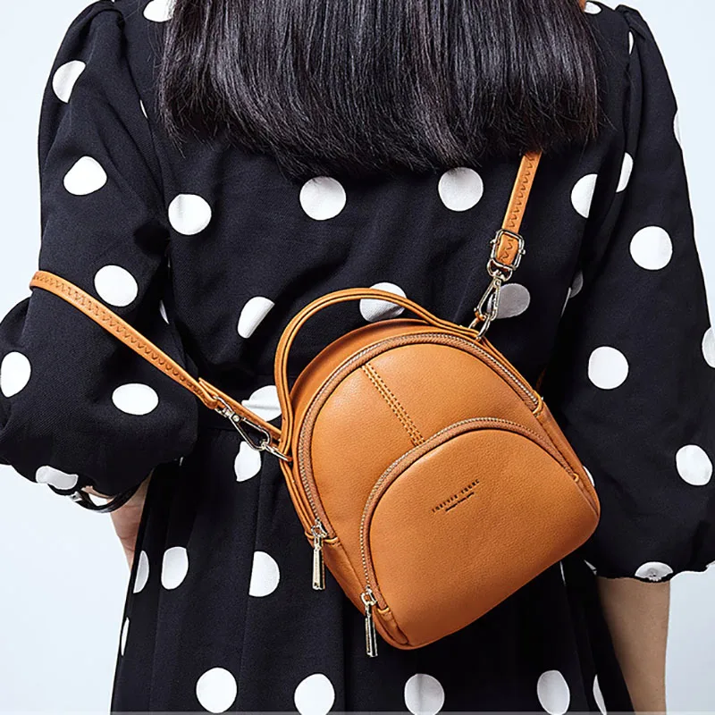 

Small Backpack 2019 Women Leather Backpack Fashion Female Ladies Shoulder Bag Backbag Mini Backpack Plecak New Arrival