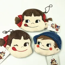 1 шт. японский Fujiya Peko Girl Poko мальчик Портмоне кошелек унисекс многофункциональная кавайная сумка аниме вышивка плюшевые игрушки подарок