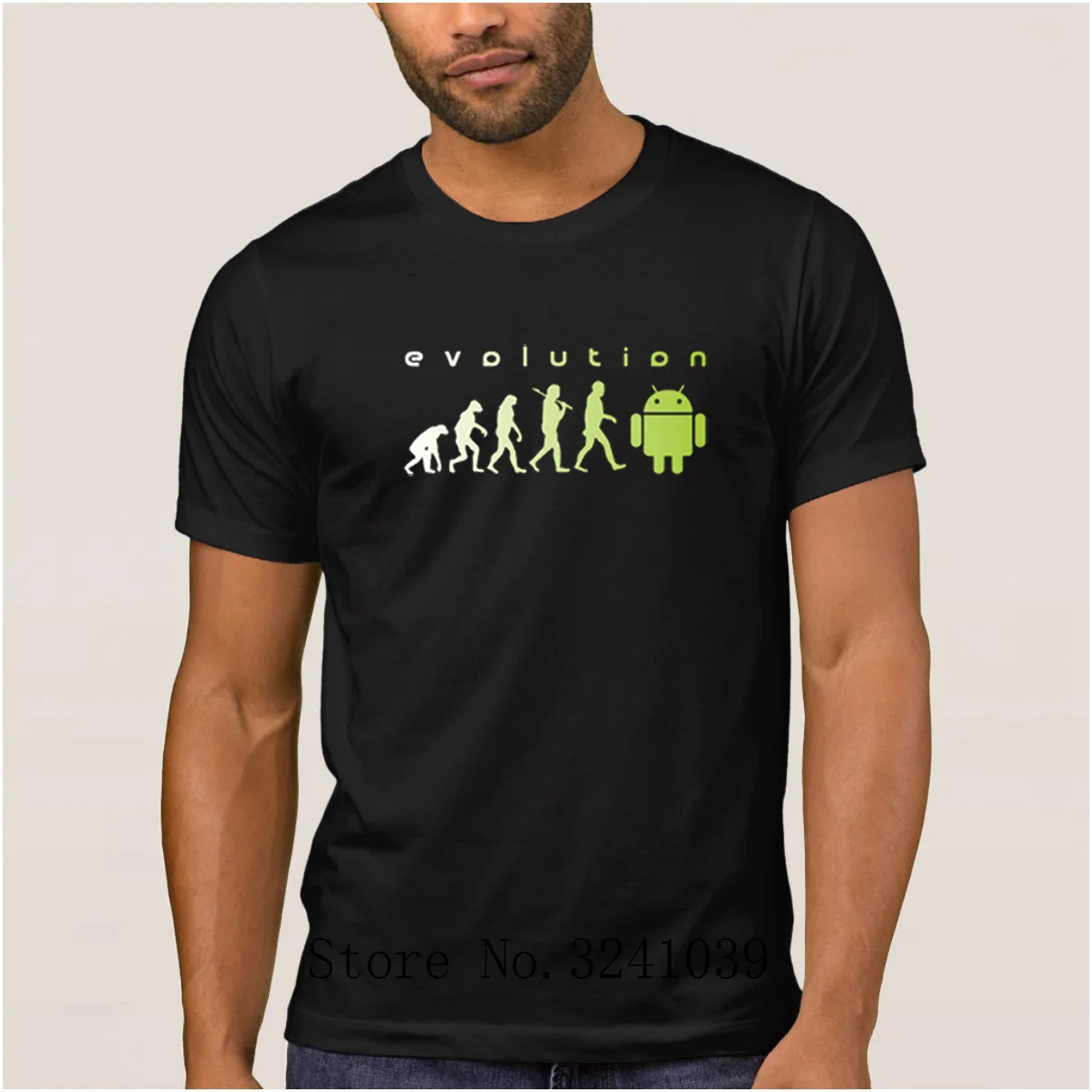 Дизайнерская новейшая футболка для мужчин с android evolutions демисезонная фитнеса