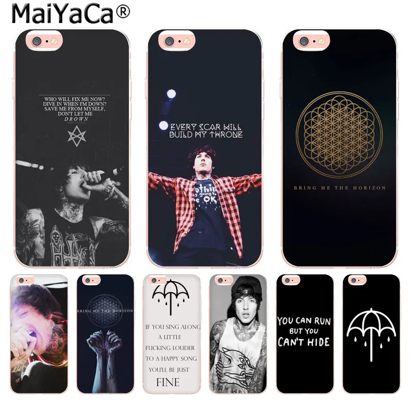 

MaiYaCa Oliver Sykes Bring Me the Horizon bmth Luxury Phone Case for Apple iphone 11 pro 8 7 66S Plus X 5S SE XS XR XS MAX Cover