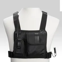 Walkie Talkie Chest Holder Bag pocket backpack handset radio for two way radio Baofeng UV5R 888S For Motorola Radio carry case