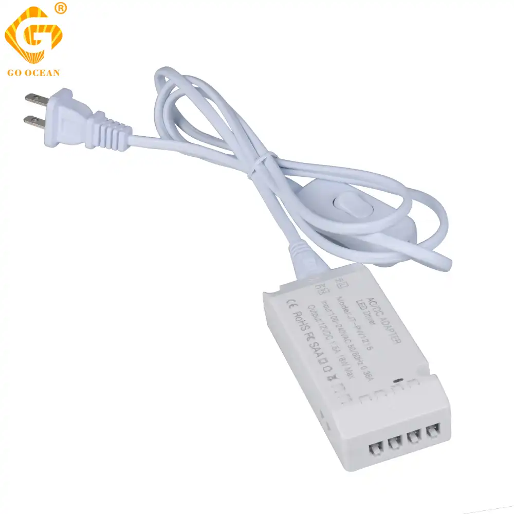Go Ocean Lighting Transformer Led Driver 12v 1 5a 18w Constant Voltage 100 240v Switching Supply For Cabinet Lights Go Ocean Lighting Transformer Led Driver 12v 1 5a 18w Constant Voltage 100 240v Switching Supply For Cabinet Lights