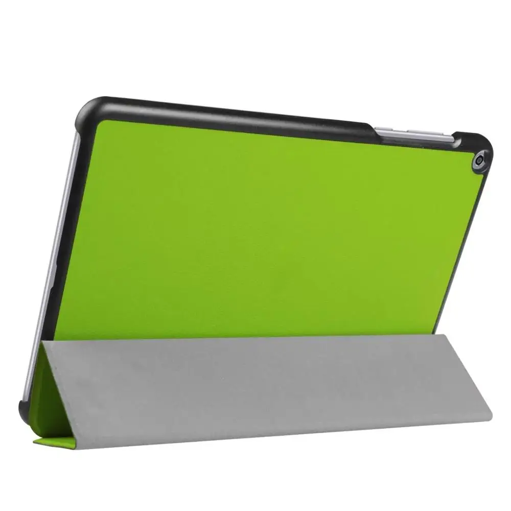Чехол для Asus ZenPad Z500KL тонкий магнитный складной Смарт-Чехол из искусственной кожи чехол для Asus ZenPad 3S 10 LTE Z500KL 9,7 дюймов+ пленка+ ручка - Цвет: Зеленый