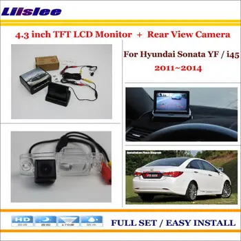 

Liislee For Hyundai Sonata YF / i45 2011~2014 Rear View Camera Back Up + 4.3" LCD Monitor = 2 in 1 Parking Assistance System