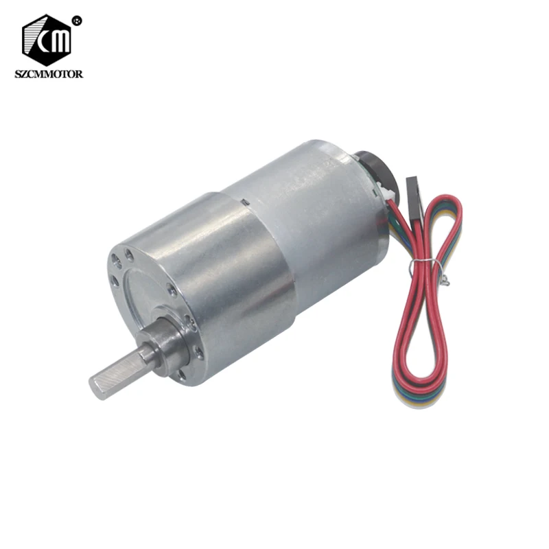С ультратонкой оправой 37 мм Диаметр все металлические Шестерни коробка 12v 24v DC