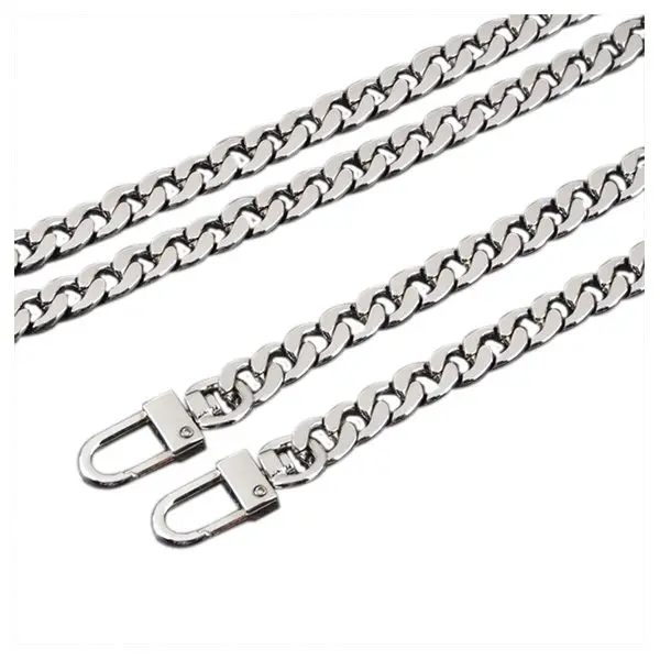 FGGS Exquisite Flat Chain For Handbag Or Shoulder Strapping Bag Silver