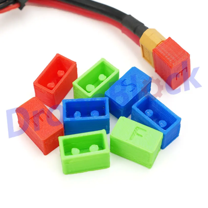 

9 Pcs XT60 Battery Caps Charged/Discharged/Storage Battery Indicator Plug Protective Case Sparkproof Protection Shell Cover RC