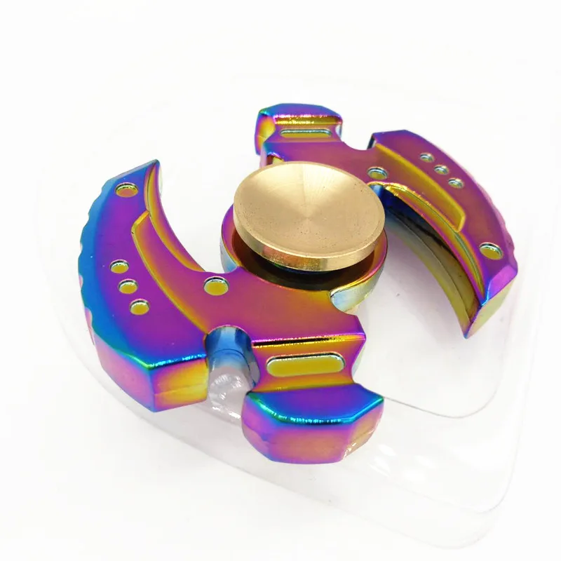 Новые яркие Непоседа игрушки ручной Spinner вращения долгое время для аутизма и СДВГ Дети/Взрослых Смешные анти стресс