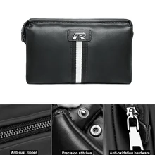 Кожаная мужская сумка клатч на молнии с карманом кошелек клатч Многофункциональный дневной клатч для VW Golf 5 6 Polo Jetta Bora Passat