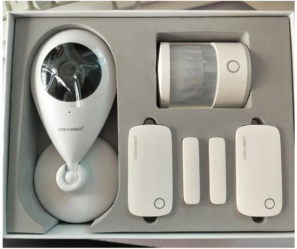 Orvibo Zigbee Беспроводной умный Комплект охранной сигнализации умный минихаб WiFi IP Webcam датчик двери окна датчик движения приложение управление