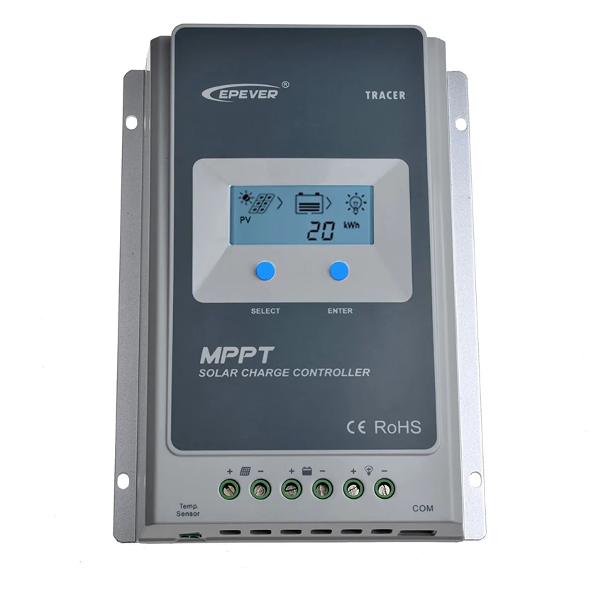 3210AN Контроллер заряда солнечной панели MPPT EPEVER RTS300R47K3.81A 30 А 12 В 24 390 Вт 780
