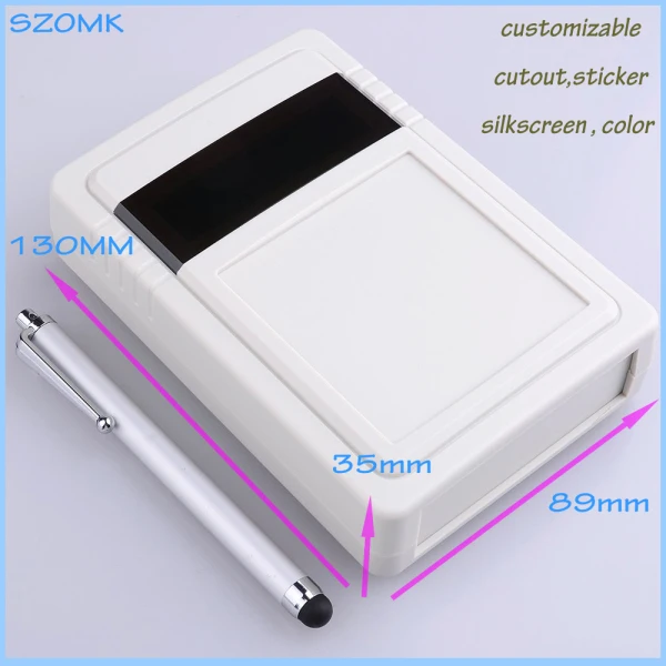 

1 piece free shipping plastic abs card reader box and plastic abs wall mounting plastic enclosures 130x89x35 mm