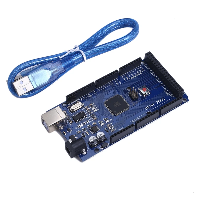 МЕГА 2560 R3 ATmega2560 AVR USB плата + Бесплатный кабель для arduino MEGA2560 CH340G улучшенная