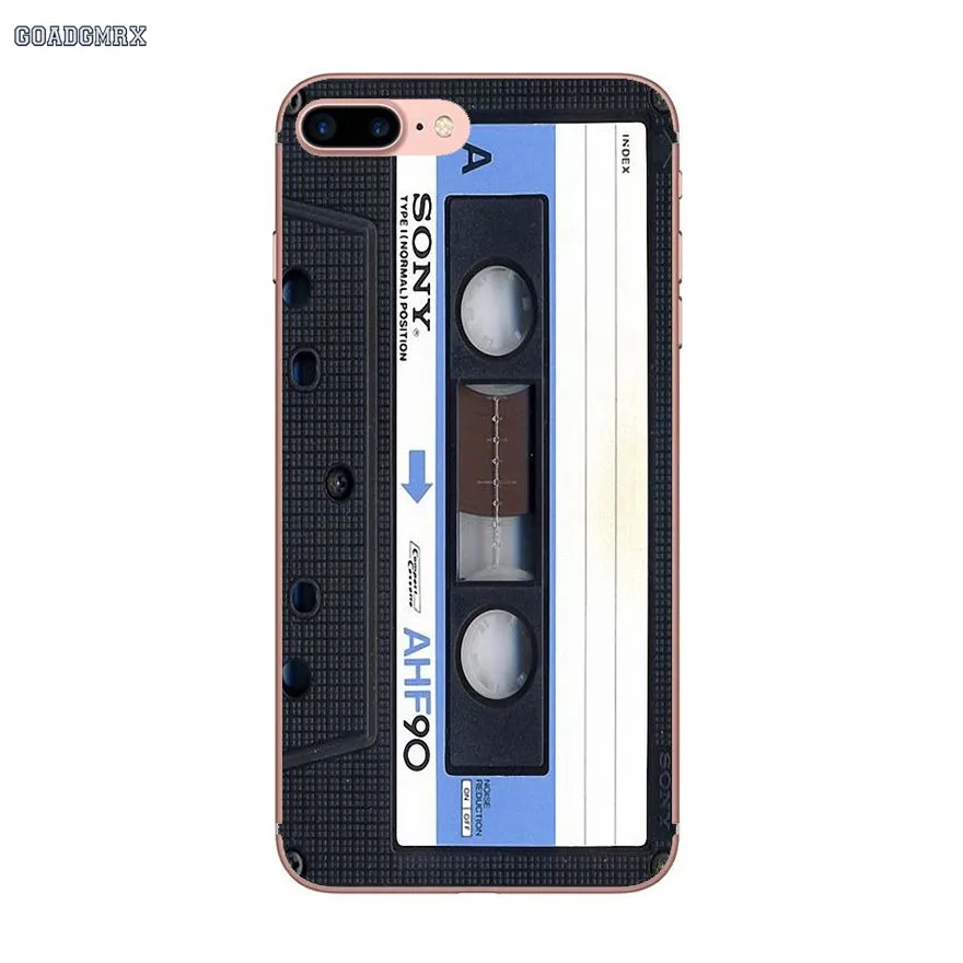 Модные Винтаж клейкие ленты кассеты чехол мягкий прозрачный кожаный чехол для Samsung Galaxy J3 J5 J7 A3 A5 A7 обратите внимание на возраст 3, 4, 5, 8 - Цвет: image 7