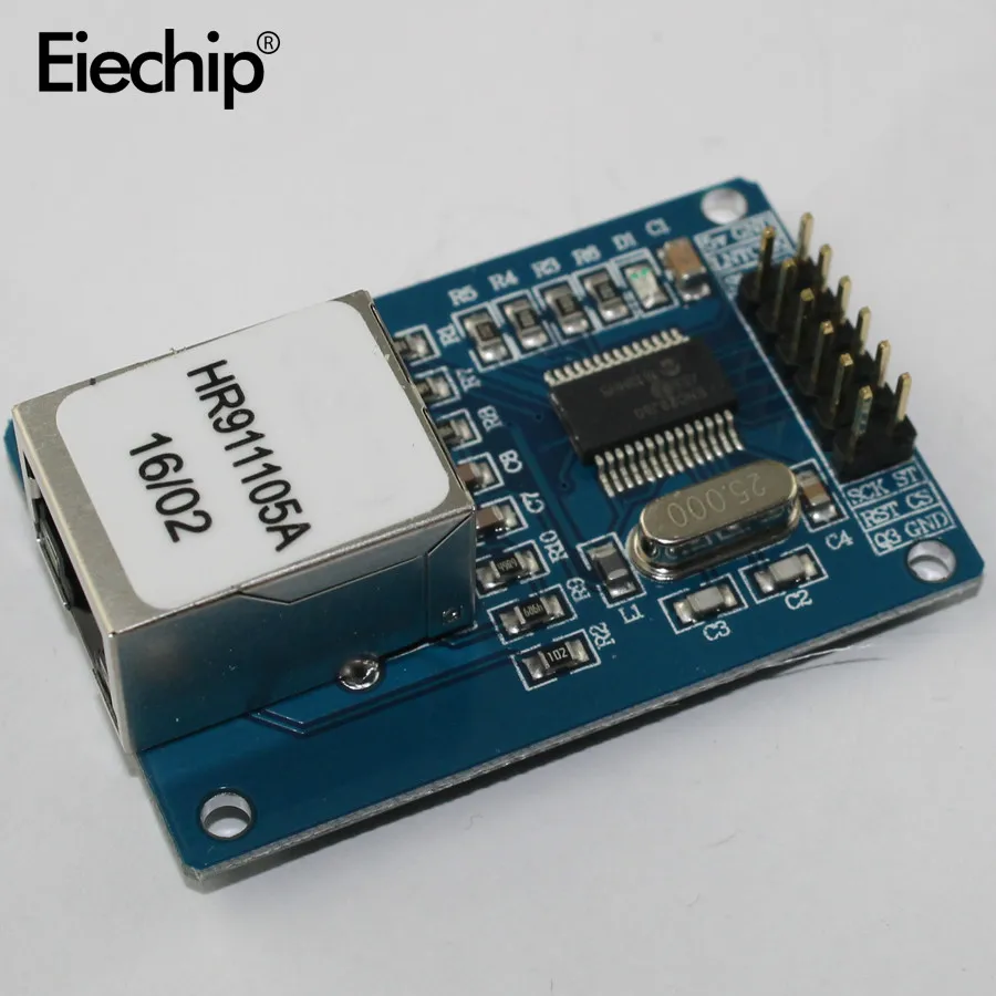 Мини ENC28J60 сетевой модуль SPI серийный для arduino 51 AVR SPI PIC STM32 LPC Ethernet MCU макетная плата поддерживающий модуль