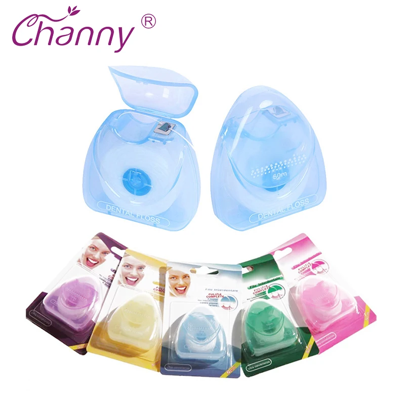 

Channy 50M Micro Wax Peppermint Flavor Dental Floss Toothpick Interdental Brush Teeth Stick Flosser Pick Oral Hygiene Clean Wire