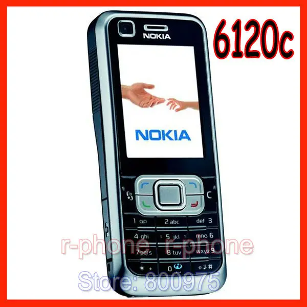 Nokia 6120 классический Symbian OS смартфон разблокированный 3g Nokia 6120c мобильный телефон