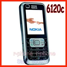 Nokia 6120 clássico 6120c remodelado telefone móvel symbian os smartphone desbloqueado 3g frete grátis original