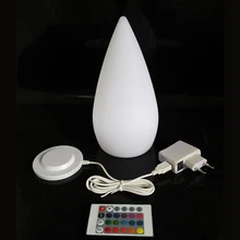 D12* H24cm водонепроницаемый IP68 RGBW светодиодный настольные лампы Садовый Балконный светодиодный светильник лампа Капля воды Skybess светильник s для внутреннего и наружного использования 20 шт