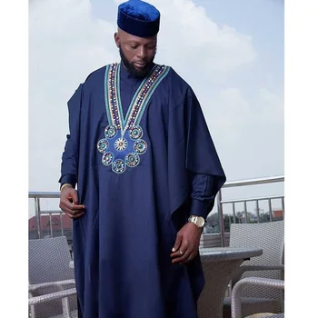 

Fadzeco No Hat 2019 Dashiki Embroidery African Men Clothes Riche Bazin Mens Suit Tops Shirt Pants 3 Pieces Set Plus Size