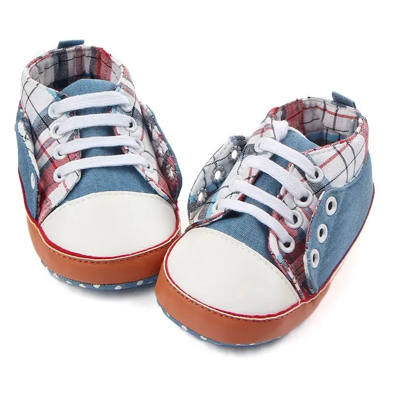 Saileroad 0-18month nueva lona deporte Zapatos de bebé recién nacido Niños Niñas Primeros pasos infantil Toddler Soft sole prewalker sneakers Saileroad 0-18month nueva lona deporte Zapatos de bebé recién nacido Niños Niñas Primeros pasos infantil Toddler Soft sole prewalker sneakers