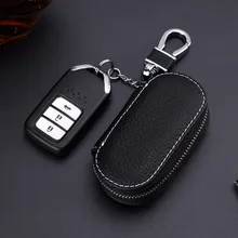 Новые модные мужские и женские сумки для ключей из натуральной коровьей кожи на молнии, чехол для ключей, модный Организатор ключей экономки LycheeTexture