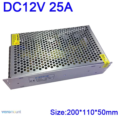 Универсальный импульсный источник Питание AC к DC 12V 1.25A 2A 3A 5A 6.5A 8.5A 10A 12.5A 15A 16.5A 20A 25A 30A 33A 40A 50A трансформатор - Цвет: 12V 25A