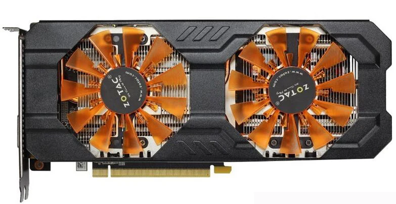 Видеокарта ZOTAC GeForce GTX 760 2GB 256Bit GDDR5, видеокарты для nVIDIA GK104, оригинальная GTX760 750 750ti ti 2GD5 Hdmi Dvi