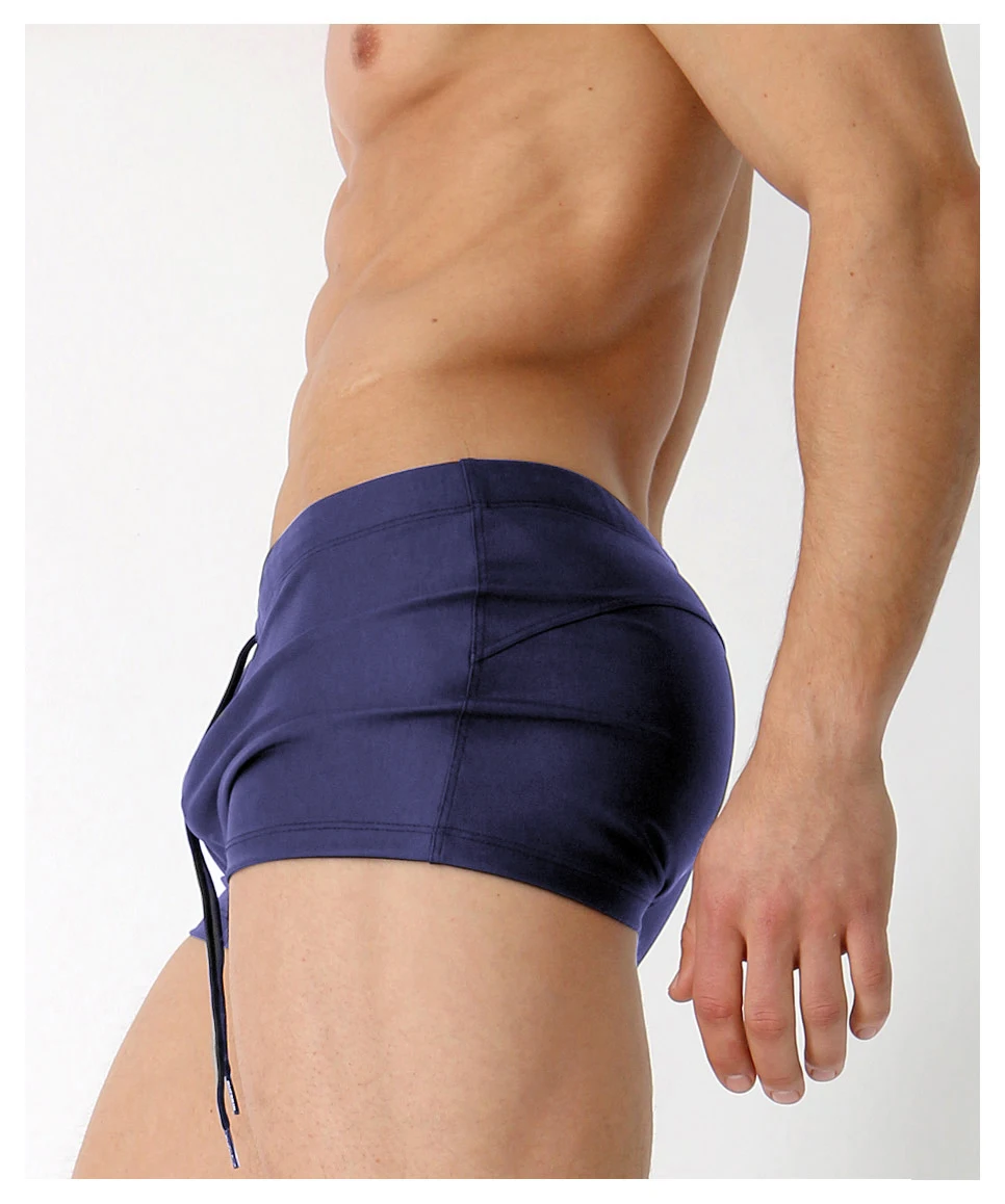 Boxer shorts swim trunks swim shorts GANYANR Brand Sexy Men Swimwear Brazilian Classic Cut Swimsuits Swimming Briefs Gay Swim Boxers Swimming Trunks Surf Boardshorts