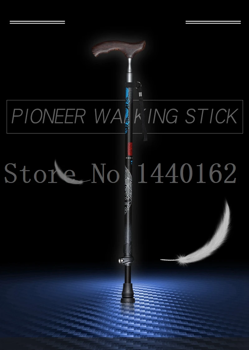 TP025 PIONEER old man Telescoping trekking poles 01