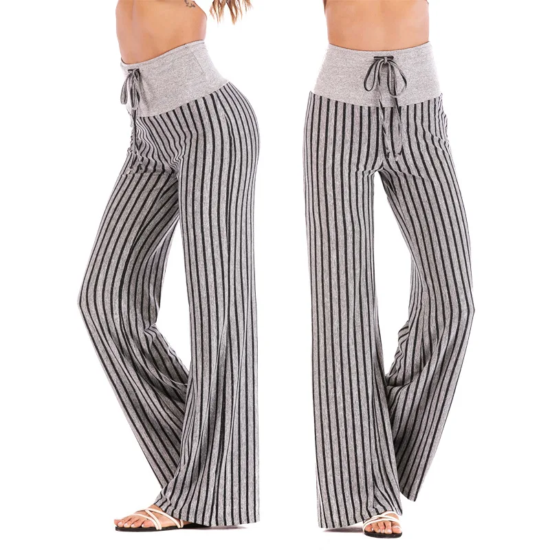 MOSHENGQI Plus Size Leggings Women Wide Legged Pants Loose Casual