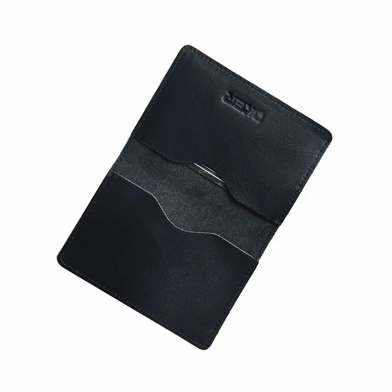 Brand Genuine Leather Card Holder for Men Slim Credit Card Wallet Men's Card Id Holders Mini Cartera Hombre D2037