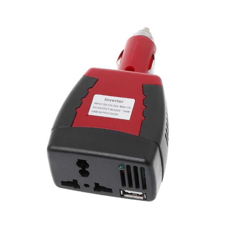 

DC12V Input Voltage and AC220V Output 150W 2.1A Car Power Inverter with USB Port Wholesale