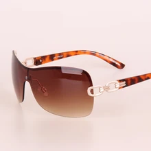 Винтажные очки без оправы, женские солнцезащитные очки, фирменный дизайн с логотипом, цепочка из сплава, Золотая оправа, женские очки, серебряные, Lunette De Soleil